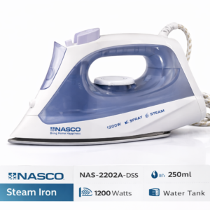 NASCO Steam Iron NAS-2202A-DSS