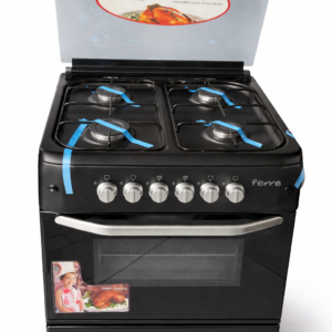 FERRE Gas Cooker – Model Smart Inox Black