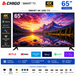 Chigo 4K Smart TV ( 50" 55" 65" ) - 65"