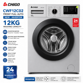 Chigo Front Full Auto washing Machine ( WM) - 12Kg INV