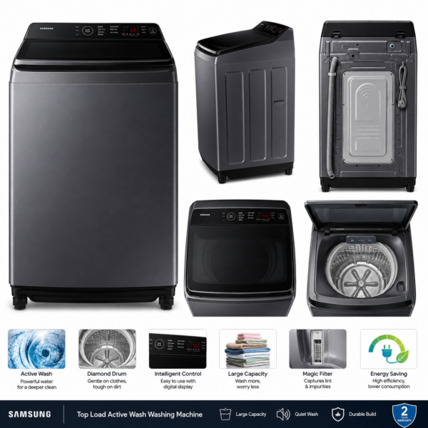 SAMSUNG TOP LOAD WASHING MACHINE SAMSUNG TOP LOAD WASHING MACHINE