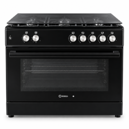 Sigma 60X90cm 5 Burner-Gas Black Standing Cooker