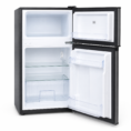 Graphite Refrigerator with Open Double Doors