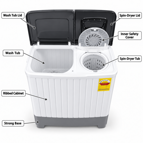 Twin-Tub Washing Machine,