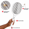 How the CHIGO mosquito racket works